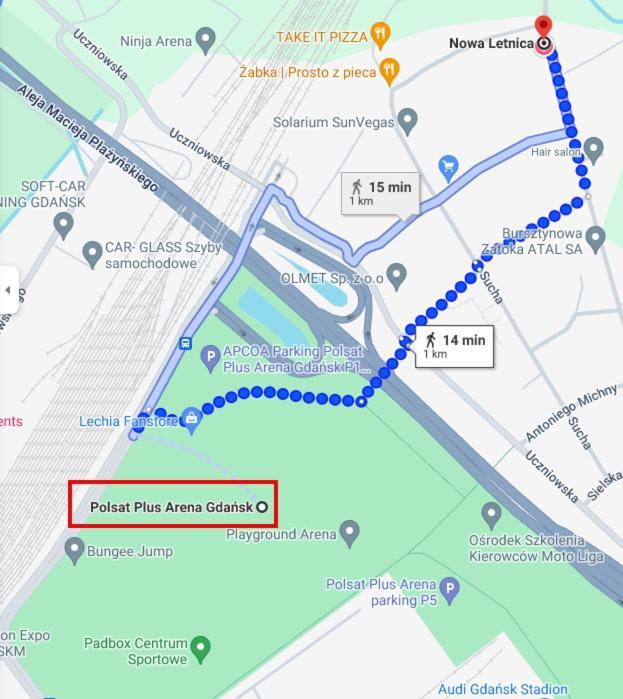Апартаменти Letnica Sypialnia & Salon - 2Km Do Plazy Гданськ Екстер'єр фото